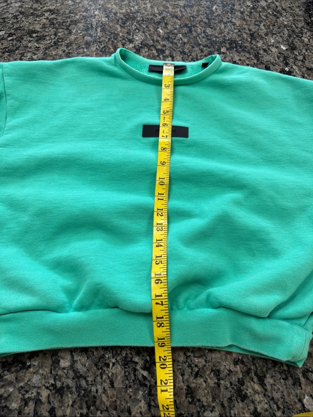Fear of God Turquoise Crewneck Sweatshirt with pockets 12 - Picture 16 of 16